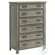 Damen Drift Grey 6 Drawer Chest
