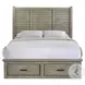 Damen Drift Grey Queen Storage Platform Bed