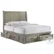 Damen Drift Grey Queen Storage Platform Bed