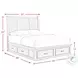 Damen Drift Grey Queen Storage Platform Bed