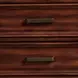 Damen Rich Cherry 9 Drawer Dresser and Rectangular Mirror