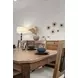 Sun Haven Oak and Walnut 96" Extendable Rectangular Dining Table with Self Storing Leaf