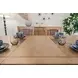 Sun Haven Oak and Walnut 96" Extendable Rectangular Dining Table with Self Storing Leaf