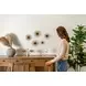 Sun Haven Oak and Walnut 4 Door Credenza