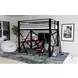 Delilah Black Full Loft Bed