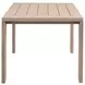Sur Washed Ever Teak Outdoor 72" Rectangular Dining Table