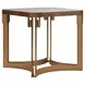 Boulevard Brown Square End Table