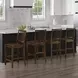 Joplin Brown Counter Height Chair Set of 2