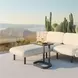 Friss Black Outdoor End Table