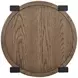 Kaysen Wallaby and Matte Black Round End Table