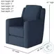 Diva Glam Squad Bali Swivel Glider
