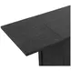 Sable Crest Black Extendable Drop Leaf Server