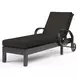 Monterey Spectrum Carbon 78" Outdoor Chaise Lounge with Self Welt