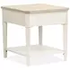 Whisperbay Sea Pearl and Driftwood Rectangular End Table