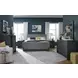 Kinsley Black Heron 2 Drawer Nightstand with USB Charging