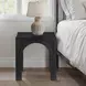 Fitzgerald Black Square End Table