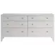 Mezzanine Dove Gray 6 Drawer Dresser