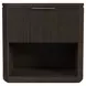 Sutton Dark Brown 1 Drawer Nightstand with LED
