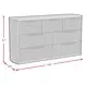 Sutton Dark Brown 7 Drawer Dresser