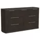 Sutton Dark Brown 7 Drawer Dresser