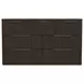 Sutton Dark Brown 7 Drawer Dresser