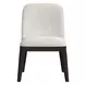 Sutton White Upholstered Dining Side Chair Set of 2