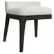Sutton White Upholstered Dining Side Chair Set of 2
