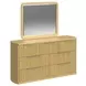 Sutton Brown and Gray Upholstered Bedroom Set
