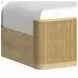 Sutton Brown and Gray King Upholstered Panel Bed