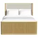 Sutton Brown and Gray Upholstered Bedroom Set