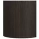 Sutton White and Dark Brown 47" Round Dining Table