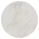 Sutton White and Natural Round End Table