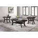 Gia Espresso 3 Piece Occasional Table Set