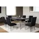 Ava Black 71" Rectangular Dining Table