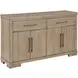 Napa Brown 4 Door Server