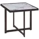 Kayley White Rectangular Sintered Stone Ocassional Table