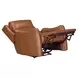 Channing Renaissance Cinnamon Leather Zero Gravity Triple Power Reclining Living Room Set with Nailhead Trim and USB Charging