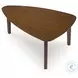 Lyncott Brown Triangular Occasional Table Set