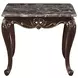 Constantine Cherry Rectangular Marble Top Occasional Table Set