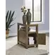 Fendenmore Brown Rectangular Chairside End Table with USB Charging