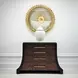 Eave Black and Brown 4 Drawer Accent Chest