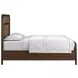 Verge Handcrafted Walnut Queen Woven Panel Bed