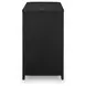 Camdill Black Rectangular Chairside End Table with USB Charging