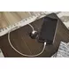 Camdill Dark Brown Rectangular Chairside End Table with USB Charging