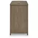 Camdill Light Brown Rectangular Chairside End Table with USB Charging