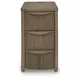 Camdill Light Brown Rectangular Chairside End Table with USB Charging