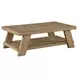 Orinda Brown Rectangular Coffee Table