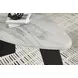 Lilyberg Gray and Black Triangular Marble Top Occasional Table Set of 3