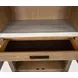 Plum Creek Sierra Brown 2 Glass Door Display Cabinet with LED
