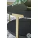 Shylore Black And Brass Occasional Table Set